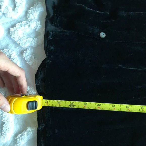 J. Jill Black Velvet Button Blouse size S - Picture 7 of 10